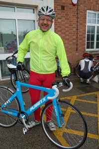 Will Garrod at last year's Beccles Cycle for Life