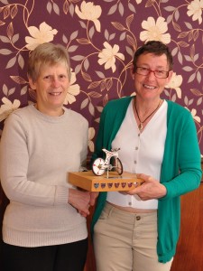 Jenny Lusher with Kate Chrchill, VCB Rider of the Year