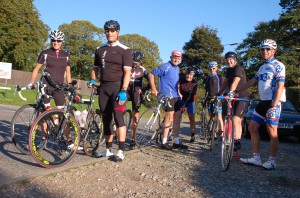 Riders gather for the Wrinklies ride