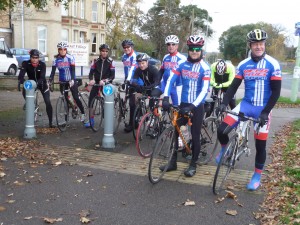 Riders gather for the Chairman's Breakfast ride